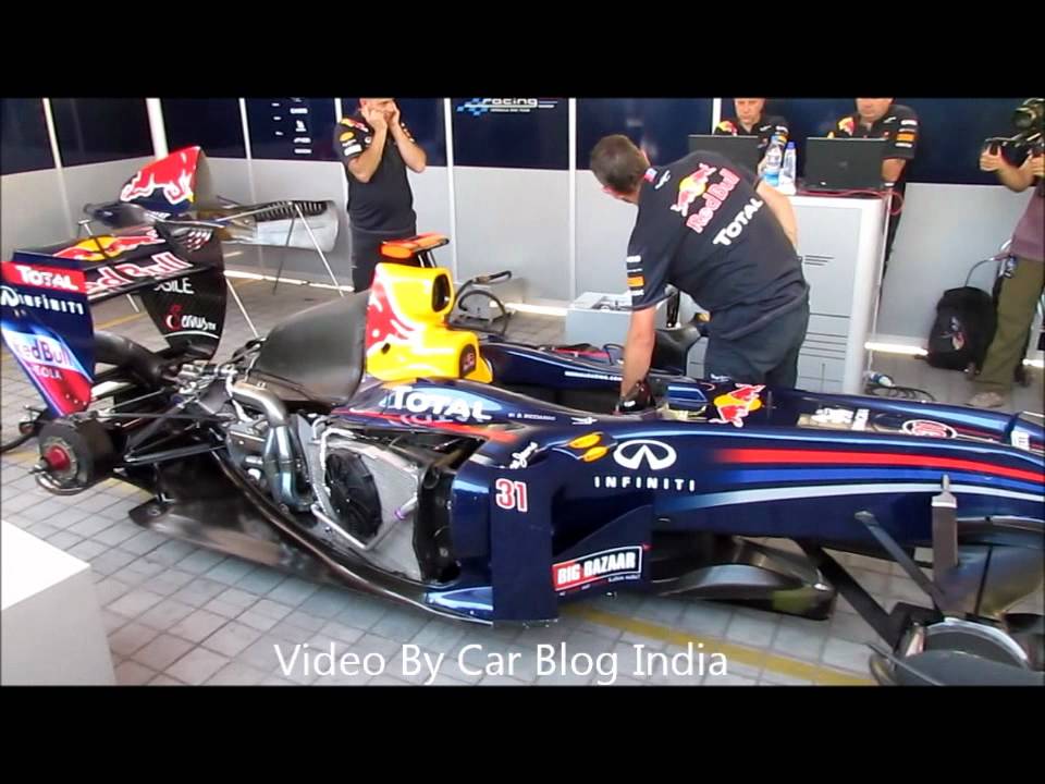 Sound Of An F1 Engine Red Bull Formula 1 Racing Car Engine Firing