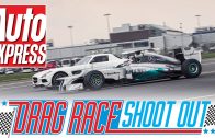 Mercedes-SLS-AMG-Black-vs-F1-car-Drag-Race-Shoot-out