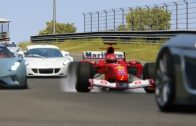Ferrari-F1-2004-Michael-Schumacher-vs-Supercars-at-Zandvoort